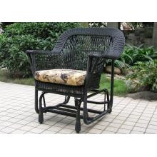 North Cape Manchester Resin Wicker Single Glider - Black