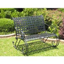 International Caravan Iron Scroll Double Rocker - Antique Black - 3474-EP