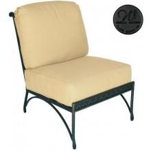 Windham Castings Savannah Tailored Back Deep Seating Middle Chair Frame Only, Black