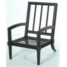 Meadow Decor Huntington Cast Aluminum Dining Chair - Charcoal Finish