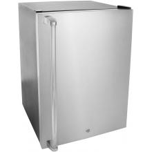 RCS 4.6 Cu. Ft. Compact Refrigerator With Solid Stainless Steel Door and Towel Bar Handle