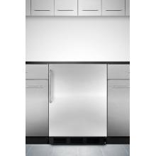 Summit Refrigerator ADA Compliant 24 Inch Compact Refrigerators - ALB653BSSTB