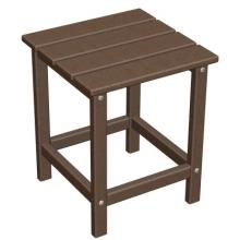 Poly-Wood Recycled Plastic Wood Long Island Adirondack End Table - 15 Inch Square