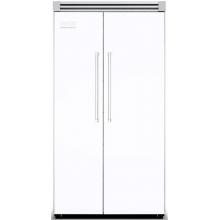 Viking VCSB542 24.0 Cu. Ft. Capacity Professional Series Built In Side By Side Refrigerator - White