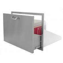 BBQ Guys Kingston Raised Series 30 Inch Roll-Out Ice Chest Storage Drawer