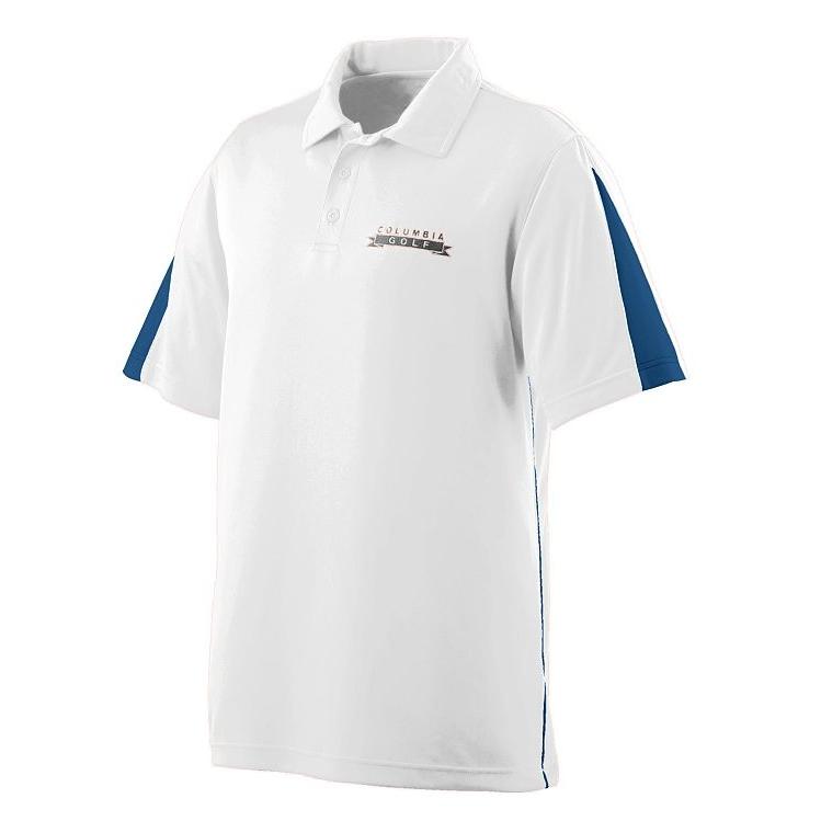 Augusta Championship Polo Shirt Large - White/Navy