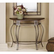 Hillsdale Montello Console Table With Wood Top - Old Steel - 41547