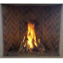 Rasmussen Gas Logs 24 Inch Rumford Retiring Tipi Vented Log Set With Tipi/Andiron Burner - Match Light