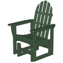 Poly-Wood Recycled Plastic Wood Classic Adirondack Glider Chair