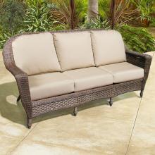 North Cape Augusta Wicker Sofa W/ Aluminum Frame