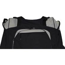 Port & Company Colorblock Sport Duffel Bag - Black/Grey