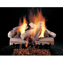 Rasmussen Gas Logs 24 Inch Evening CrossFire Vented Log Set With LC Multi-Burner - Match Light