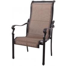 Darlee Monterey Cast Aluminum Sling Outdoor Patio Dining Chair - Antique Bronze