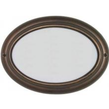 Edgewood French Bronze Oval Lighted Address Plaque