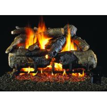 Charred American Oak Peterson Real Fyre Vented Log Set