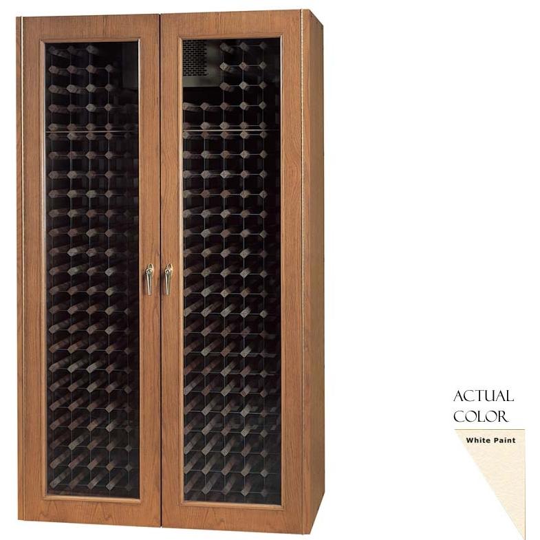Vinotemp VINO-700G-W 440 Bottle Wine Cellar - Glass Doors / White Cabinet