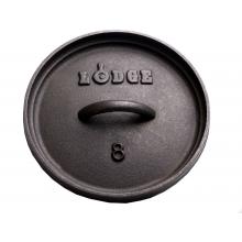 Lodge Lids 8 Inch Seasoned For Camping Dutch Oven Cast Iron Lid - L8CL3
