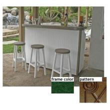 Eagle One Recycled Plastic Huntington Big Bar Set - Diamond Pattern - Green