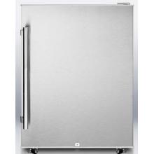 Summit SPR6OS 4.8 Cu. Ft. Capacity Freestanding Compact Outdoor Refrigerator - Stainless Steel Door