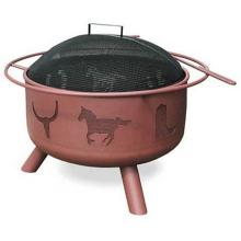 Landmann Big Sky Western Fire Pit With Georgia Clay Finish