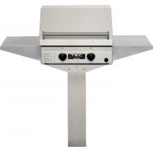 TEC Sterling II FR Infrared Gas Grill On In-Ground Post Without Side Shelves