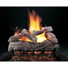 Rasmussen Gas Logs 18 Inch Manzanita Vented Log Set With Multi-Burner - Match Light