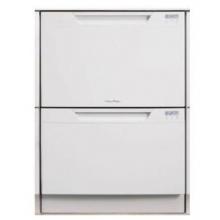 Fisher Paykel Dishwashers Double DishDrawer With Recessed Handle Dishwasher - White