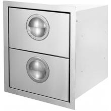 Portofino Series Double Access Drawer Side View