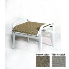 Sunnibay Aluminum Sling Ottoman With Scavo Bronze Frame And A0109 Fabric
