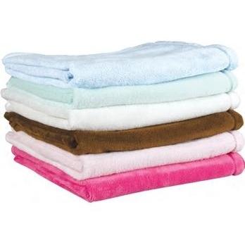 Terry Town Tahoe Micro Fleece Baby Blanket - Baby Pink