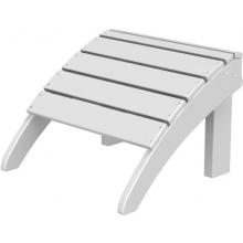 Poly-Wood Recycled Plastic Wood Seashell Adirondack Ottoman