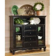 Hillsdale Wilshire Four Drawer Bakers Cabinet - Rubbed Black - 4509-854