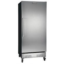 Frigidaire Commercial Style Stainless Steel Right Hinge Door Refrigerators - Black Cabinet