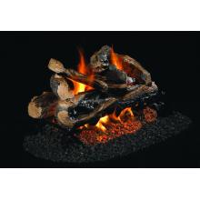 Rugged Split Oak Peterson Real Fyre Vented Log Set