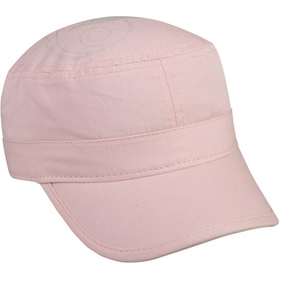Outdoor Cap Ladies Military W/ Flower Design Cap - Pink
