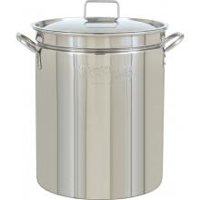 Bayou Classic Pots With Vented Lid 24 Quart Stainless Steel Stock Pot