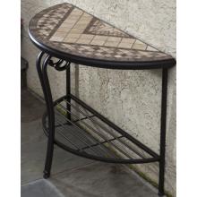 Alfresco Home Basilica 39 Inch Half Moon Console