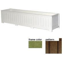 Eagle One Recycled Plastic 48 Inch Catalina Planter Box New England Pattern - Driftwood