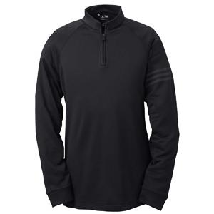 Adidas Golf Mens Performance 1/2-Zip Training Shirt Small - Black