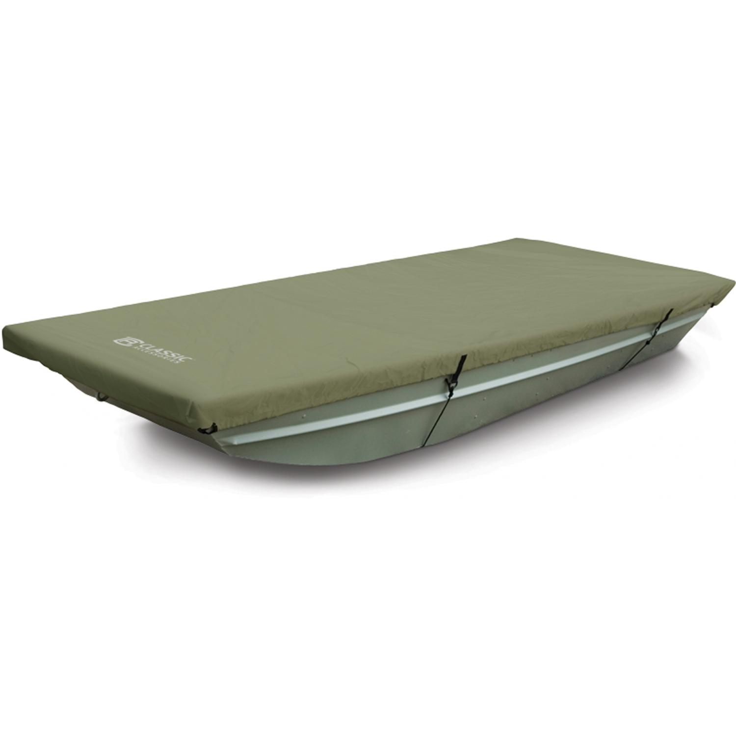 Buy discount boating accessories - Classic Accessories Jon Boat Cover Olive 14 Foot