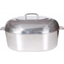 Cajun Cookware Roasters 15 Inch Aluminum Oval Roaster
