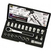K-D Tools GearWrench 21 Pc. 3/8 Inch Drive (20mm Vortex) Pass-Thru Socket System