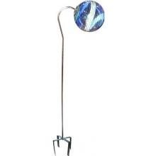 Alpine Glowing Gazing Globe On Metal Stake -Glow In The Dark