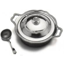 Wilton Armetale Queen Anne Tureen W/ Lid And Ladle