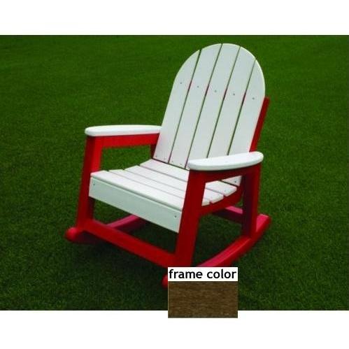 Eagle One Recycled Plastic Kids Alexandria Rocker - Brown Eagle One Recycled Plastic Kids Alexandria Rocker - Brown