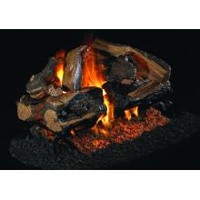 Charred Rugged Split Oak Peterson Real Fyre Vented Log Set