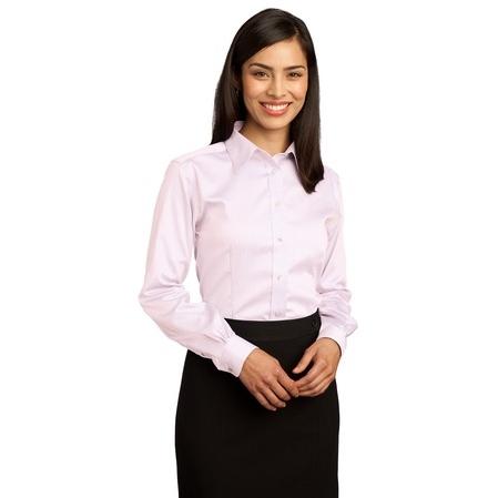 Red House Ladies Non-Iron Pinpoint Oxford Shirt Medium - Pink