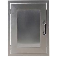 BBQ Guys Kingston Panel Series 17 Inch Left-Hinged Single Access Door - Vertical