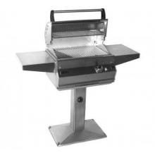 Fire Magic Gas Grills Legacy Deluxe Natural Gas All Infrared Grill On Patio Post