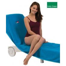 Terry Town Velour Chaise Lounge Chair Cover - Kelly Green